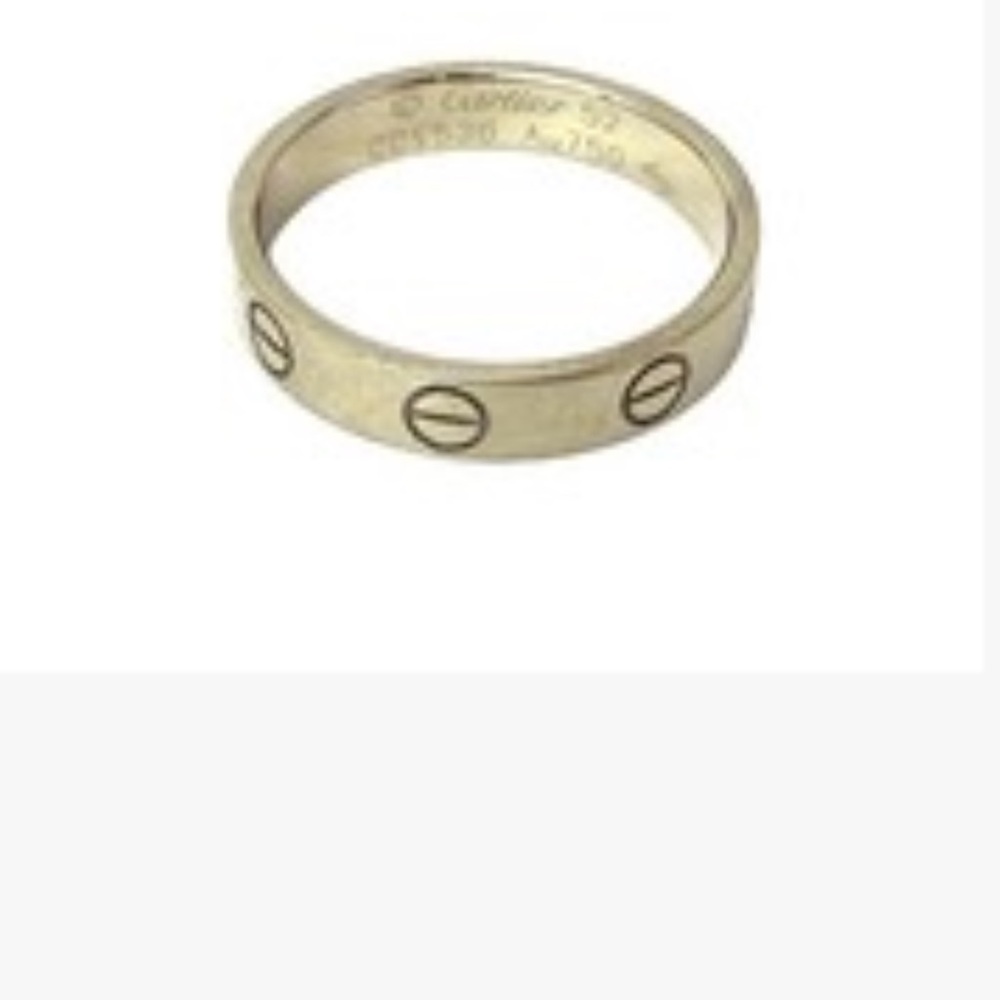 Cartier Love Ring small 18k white gold.